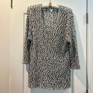 JJill open weave sweater